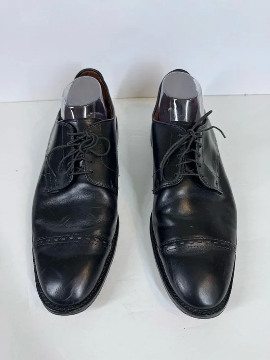 Allen Edmonds Men’s Black Madison Ave Cap Toe Oxford Style Shoe Mens 11.5 D - Picture 3 of 13